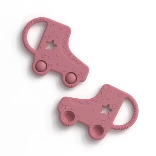 BPA FREE ROLLER SKATES BABY TEETHER