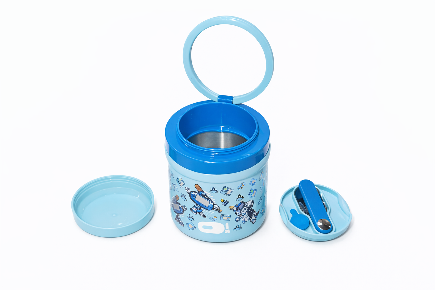 800 ML GAMING STAINLESS FOOD JAR