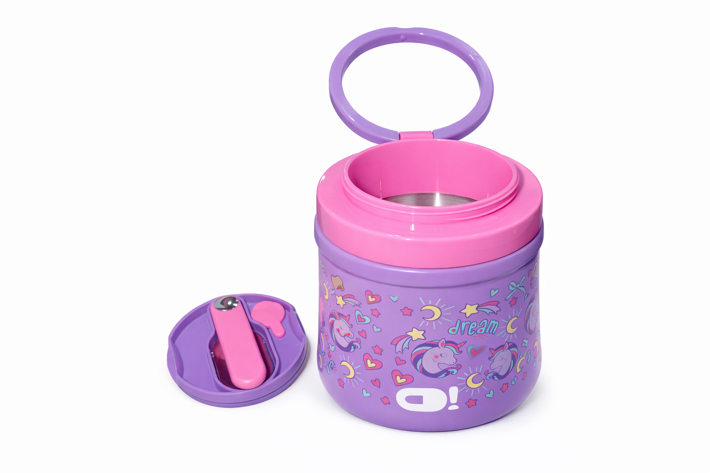 800 ML UNICORN STAINLESS FOOD JAR