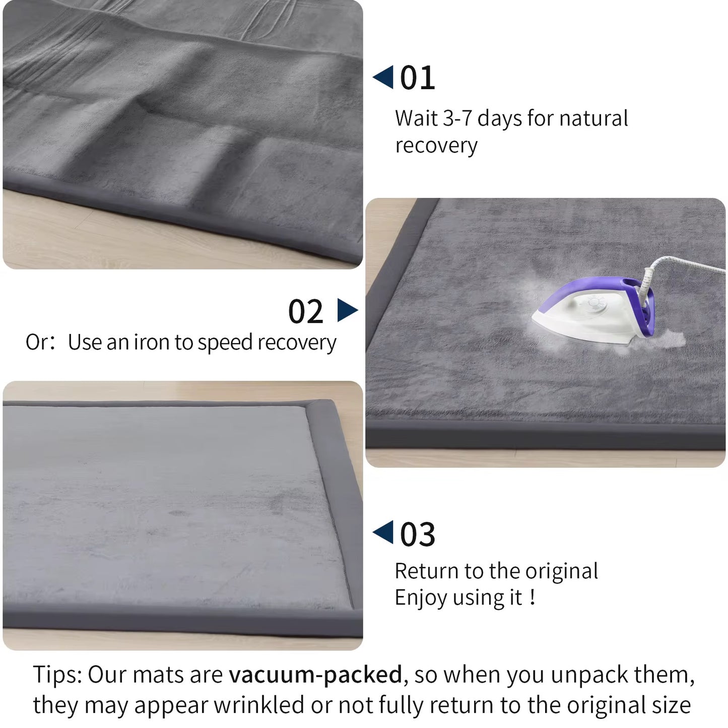 GREY JAPANESE TATAMI CARPET