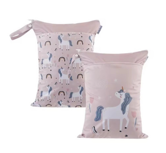 2 PIECES UNICORN WET BAGS