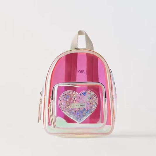 ZARA PVC SUNSHINE HEART BACKPACK