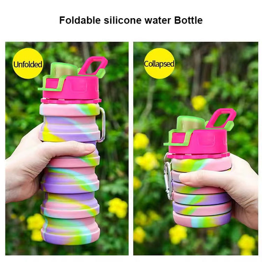 FOLDABLE SILICONE WATER BOTTLES