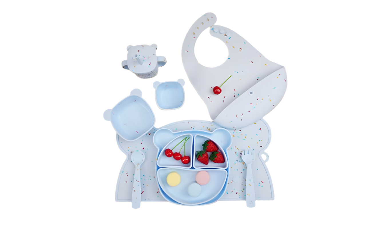 Silicone feeding sets