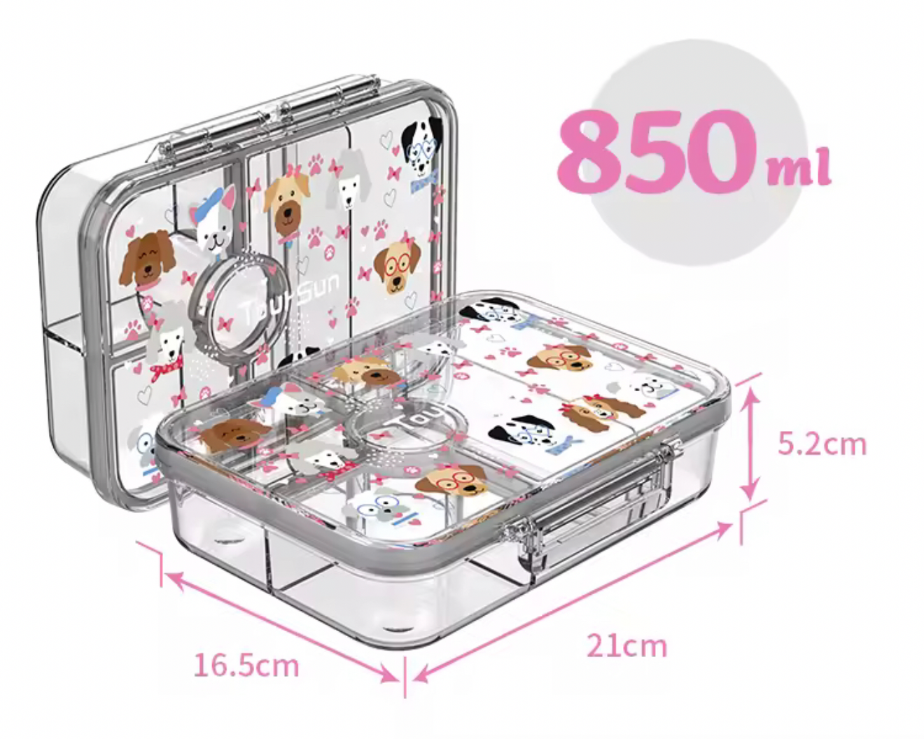 ASTRONAUT CLEAR BENTO LUNCHBOX