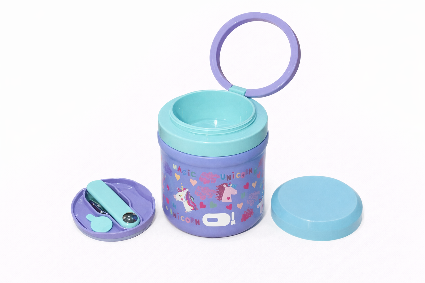 800 ML MAGICAL UNICORN STAINLESS FOOD JAR