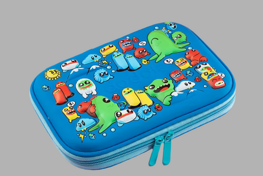 3D MONSTERS THEMED 3 TIER PENCIL CASE