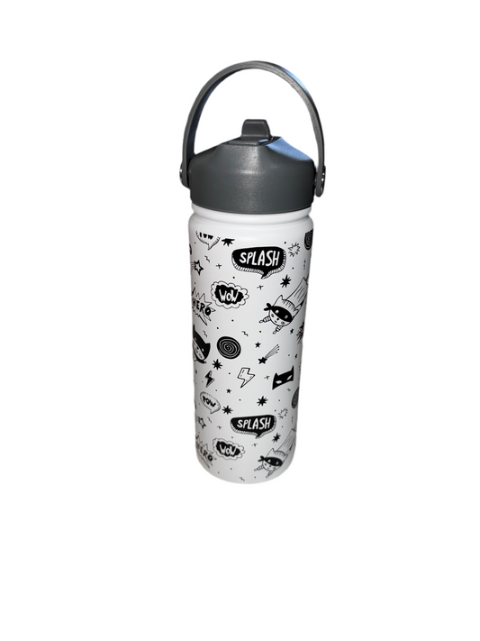 500 ML STAINLESS STEEL SUPERHERO WATER BOTTLE