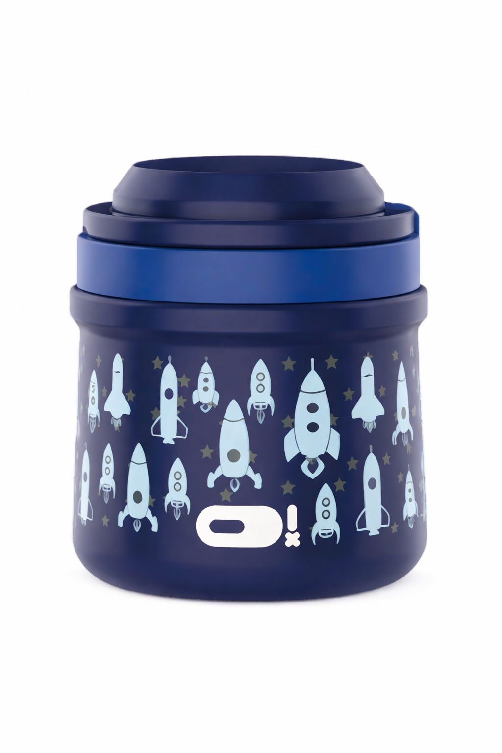 800 ML ROCKETS STAINLESS FOOD JAR