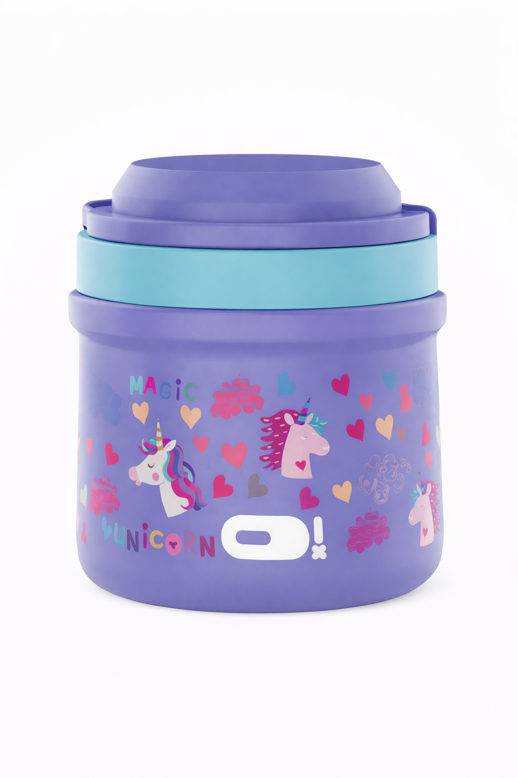 800 ML MAGICAL UNICORN STAINLESS FOOD JAR