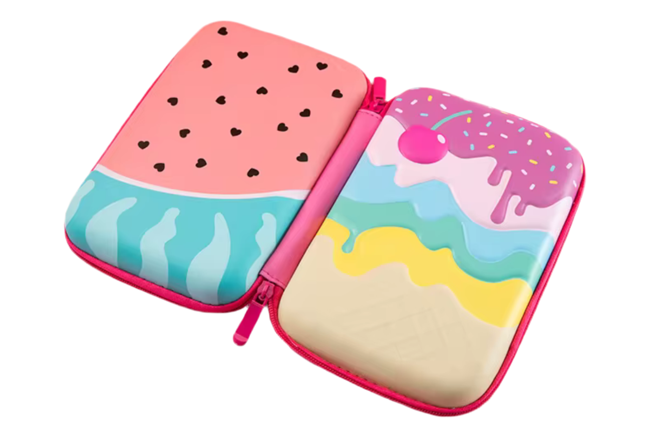 3D ICE CREAM THEMED 3 TIER PENCIL CASE