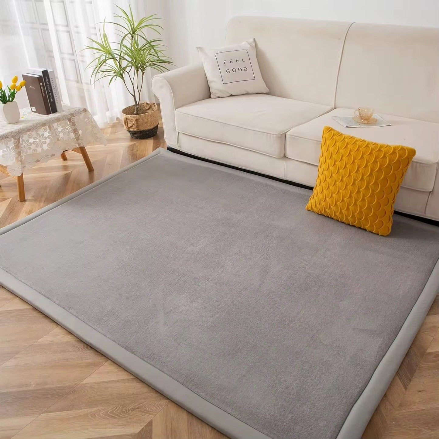 GREY JAPANESE TATAMI RUG