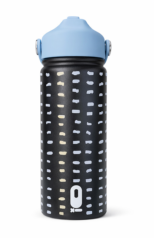 500 ML STAINLESS DOTTED BOTTLE