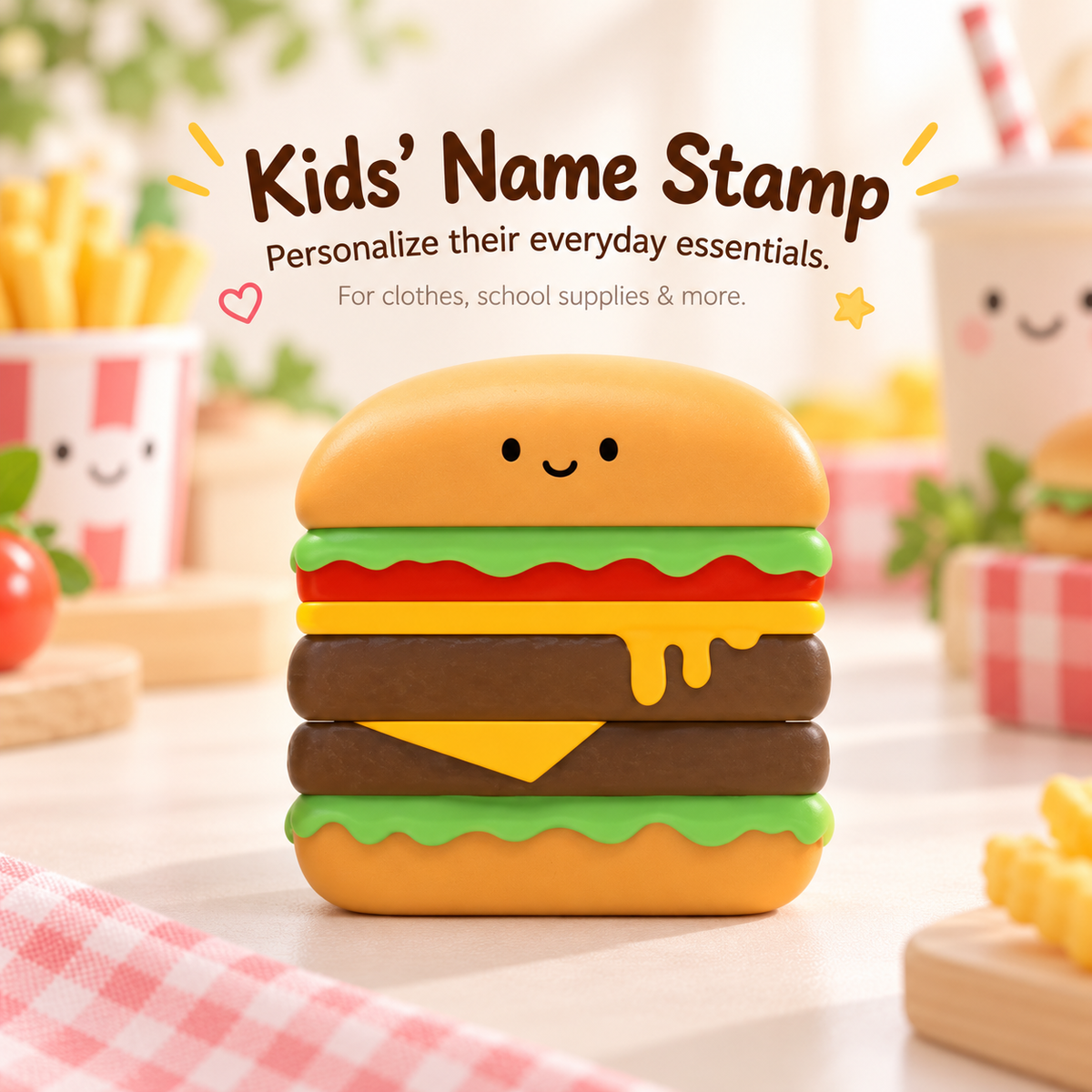 FOODIE NAME STAMP