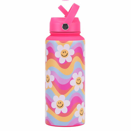 1L RETRO SUNSHINE STAINLESS STEEL BOTTLE