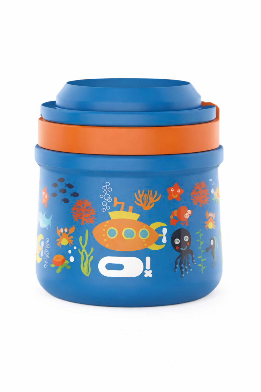 800 ML UNDER THE SEA STAINLESS FOOD JAR