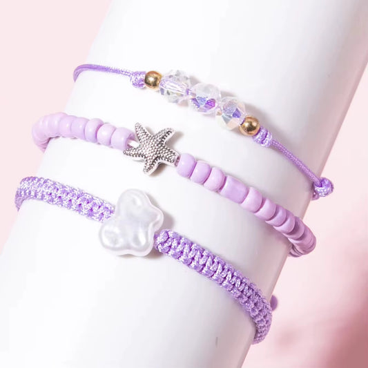 3 PIECES BRACELETS