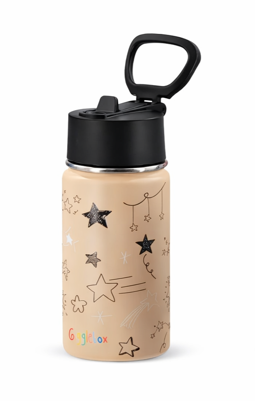 350 ML STARS STAINLESS WATER BOTTLE