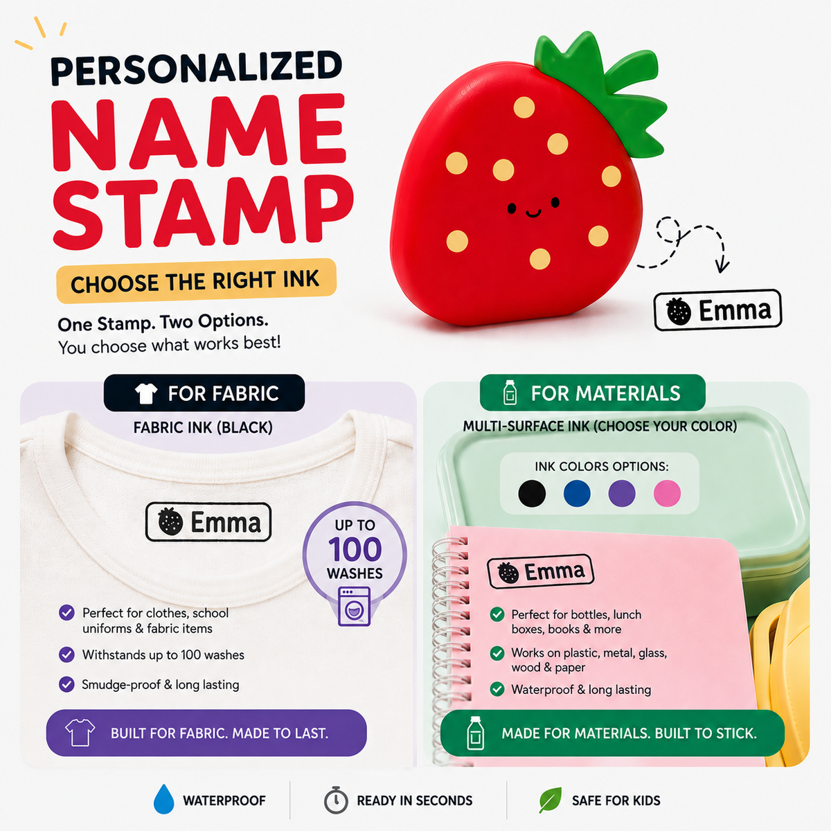 FOODIE NAME STAMP